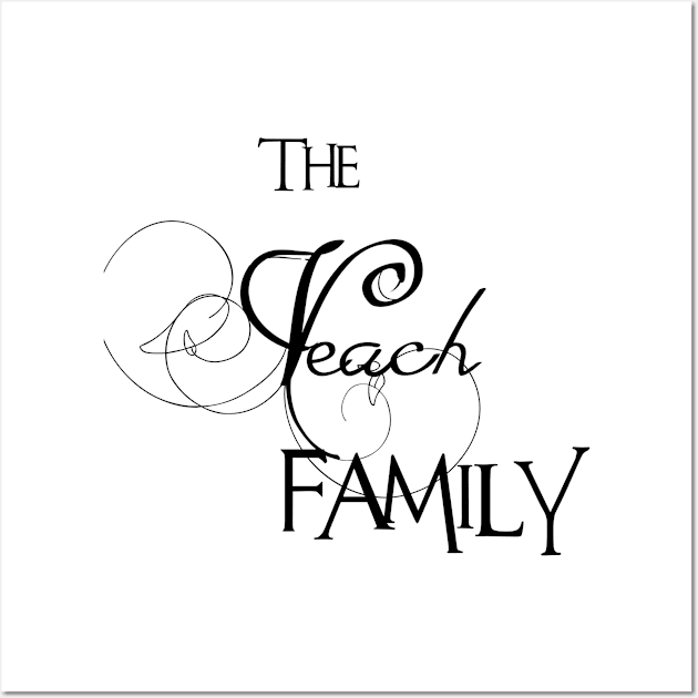 The Veach Family ,Veach Surname Wall Art by Francoco